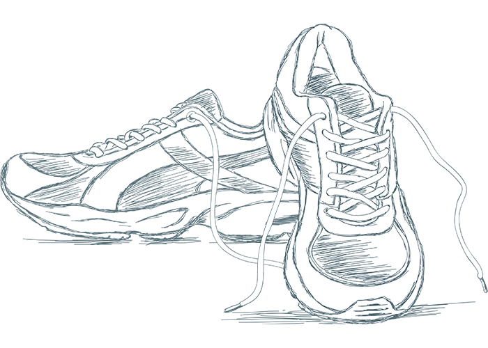 Sneakers sketch